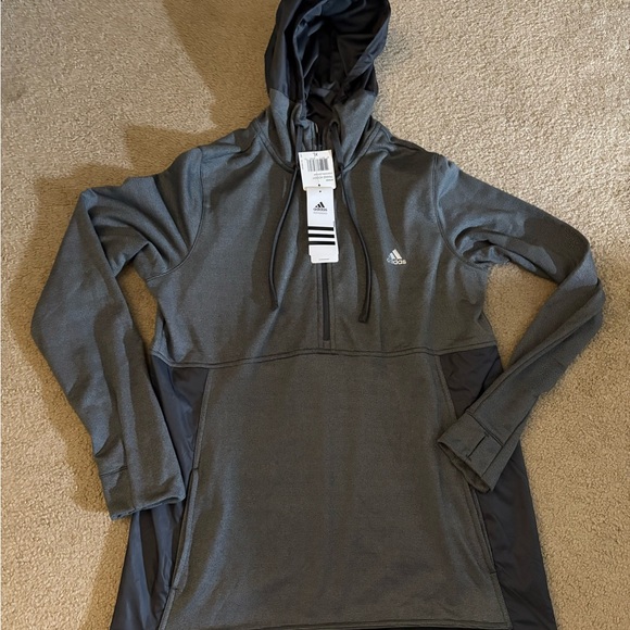 adidas Other - Adidas Charcoal Full-Zip Hoodie